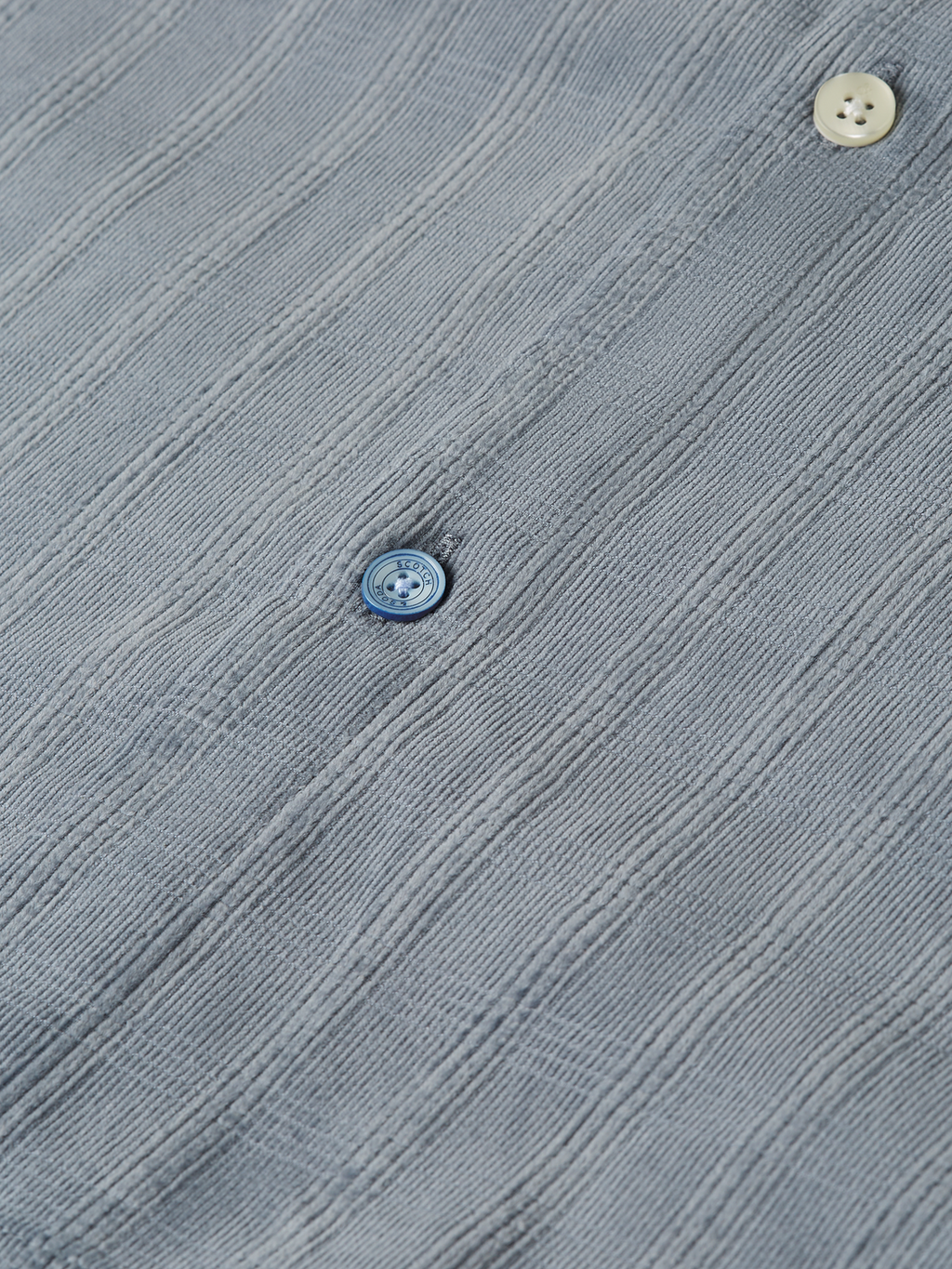 Corduroy Checked Relaxed-Fit Shirt