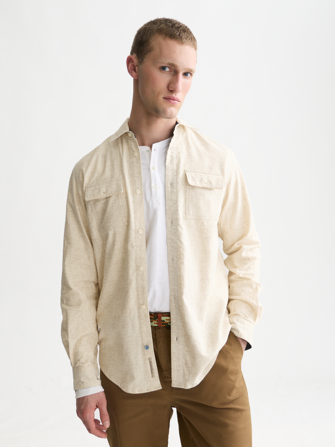 Mélange Regular-Fit Shirt