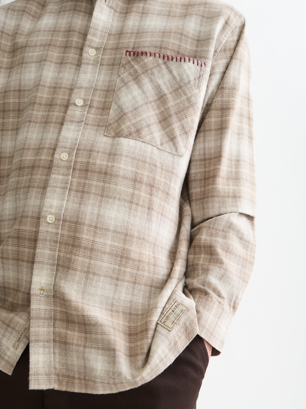 Flannel Checked Relaxed-Fit Shirt