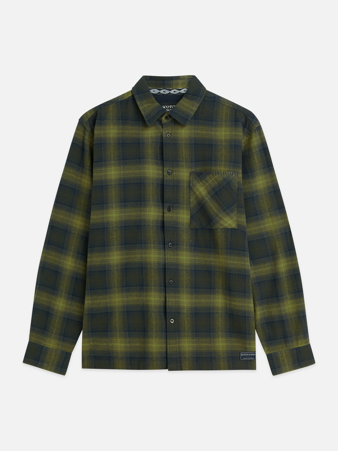 Flannel Checked Relaxed-Fit Shirt