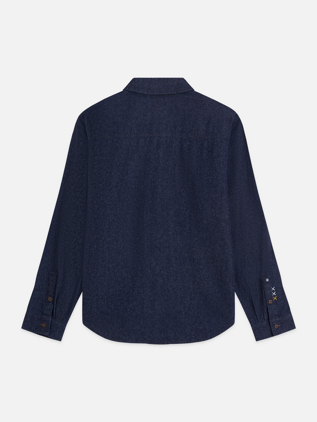 Denim Flannel Relaxed-Fit Overshirt