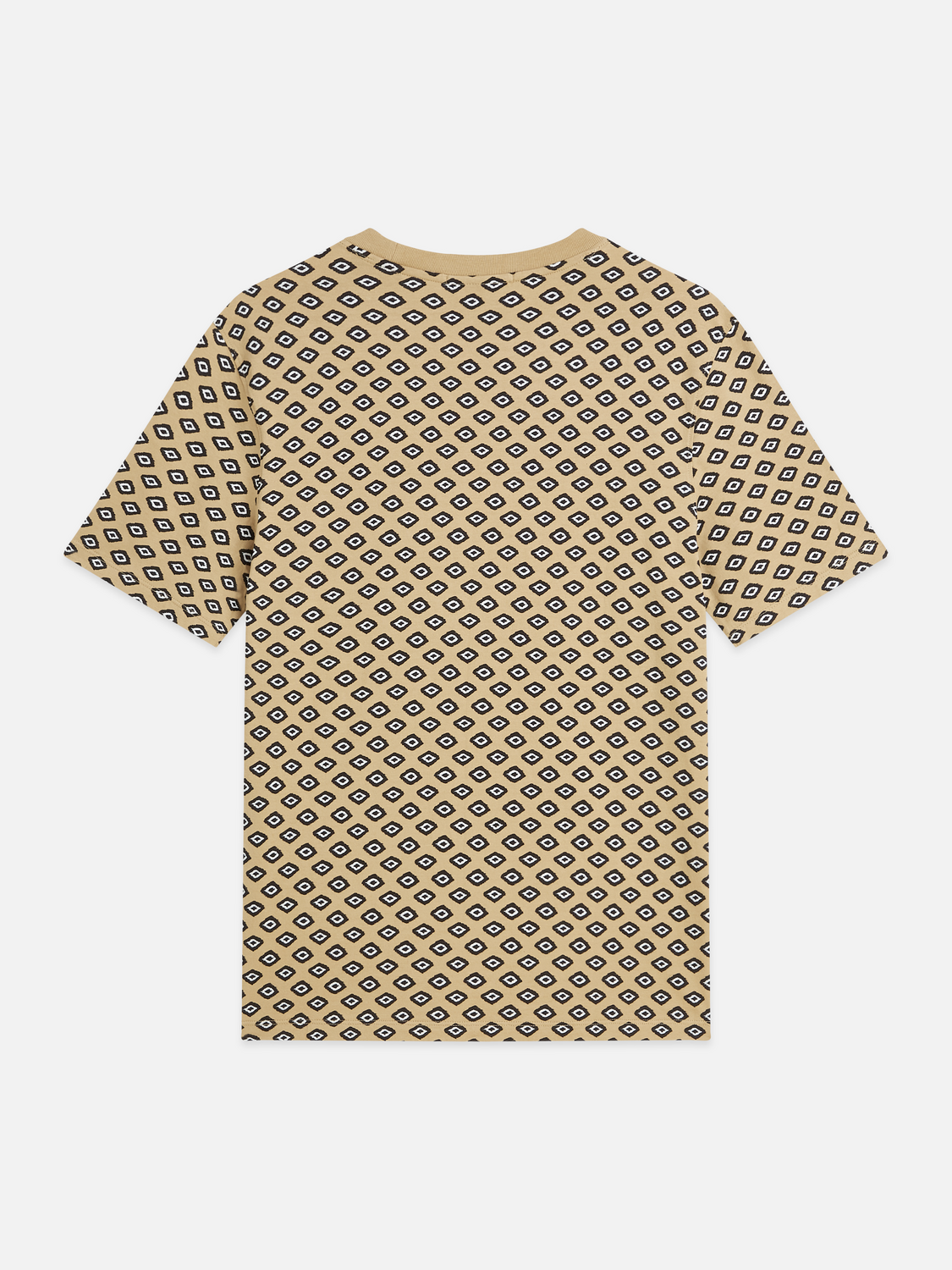 Micro Printed Regular-Fit T-Shirt
