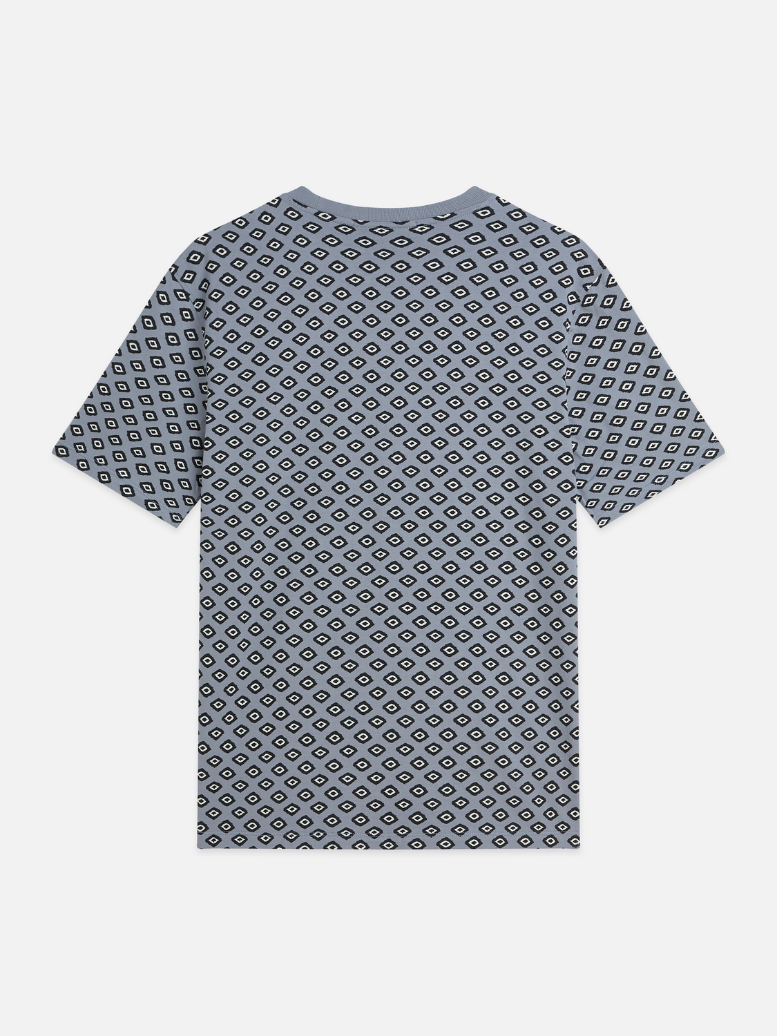 Micro Printed Regular-Fit T-Shirt