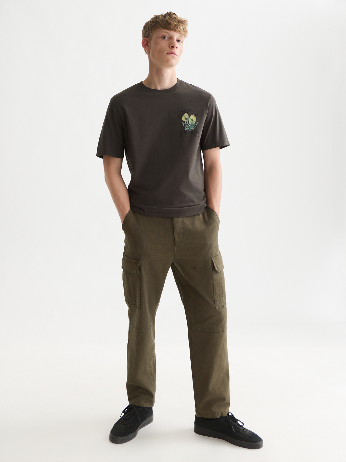 Front And Back Artwork Regular-Fit T-Shirt