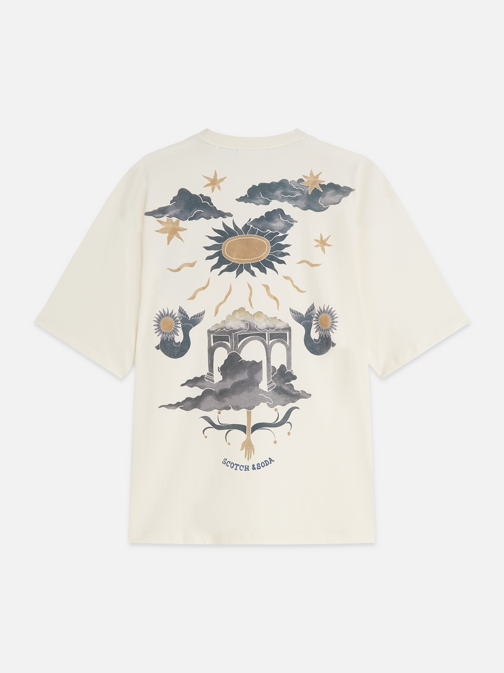 Front And Back Artwork Loose-Fit T-Shirt