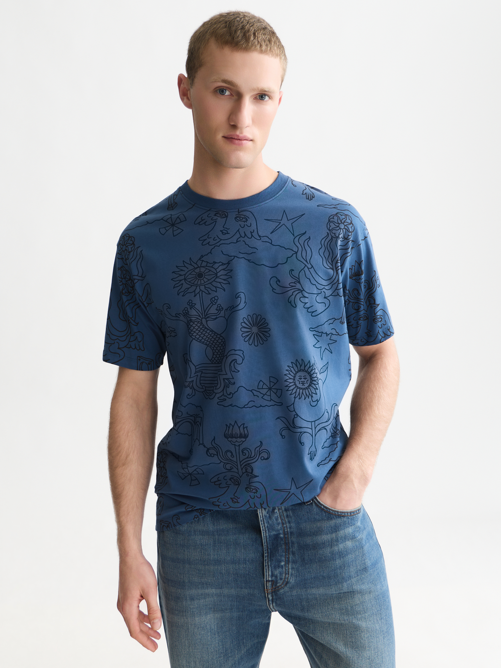 Printed Relaxed-Fit T-Shirt
