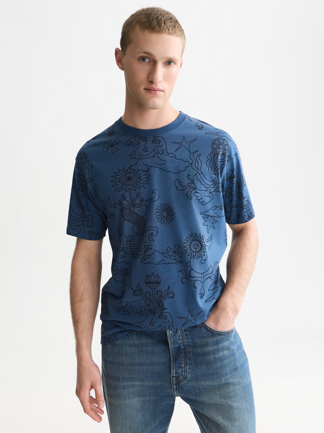 Printed Relaxed-Fit T-Shirt