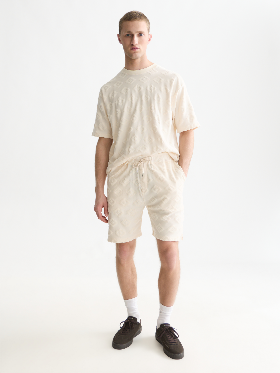 Jacquard Loose-Fit T-Shirt