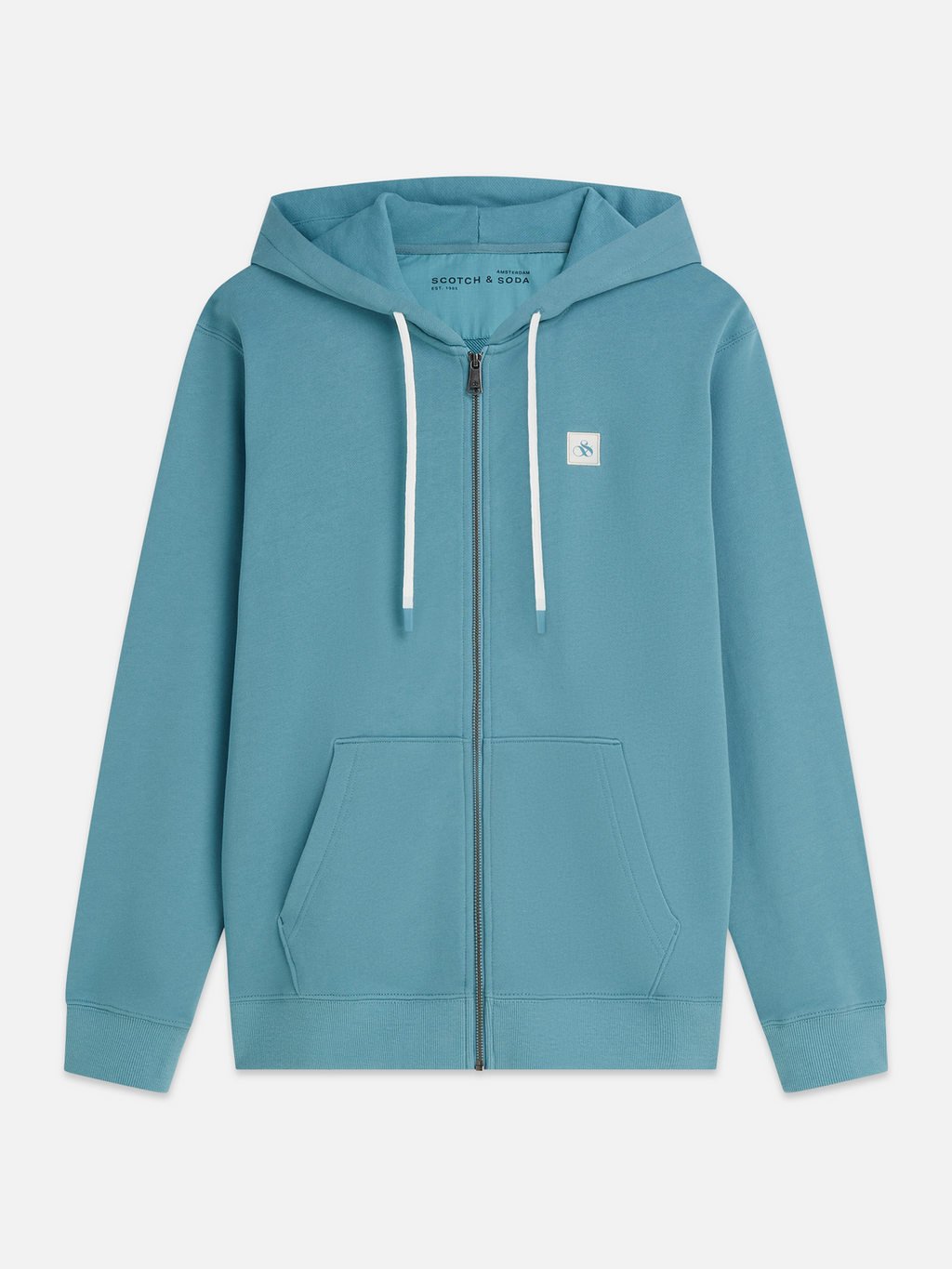 Logo Badge Regular-Fit Zip-Through Hoodie