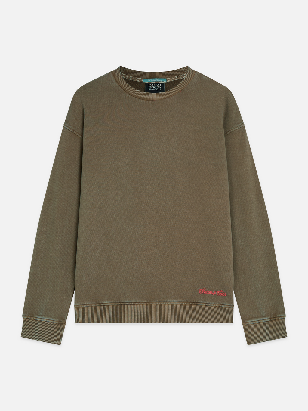 Washed Relaxed-Fit Sweatshirt