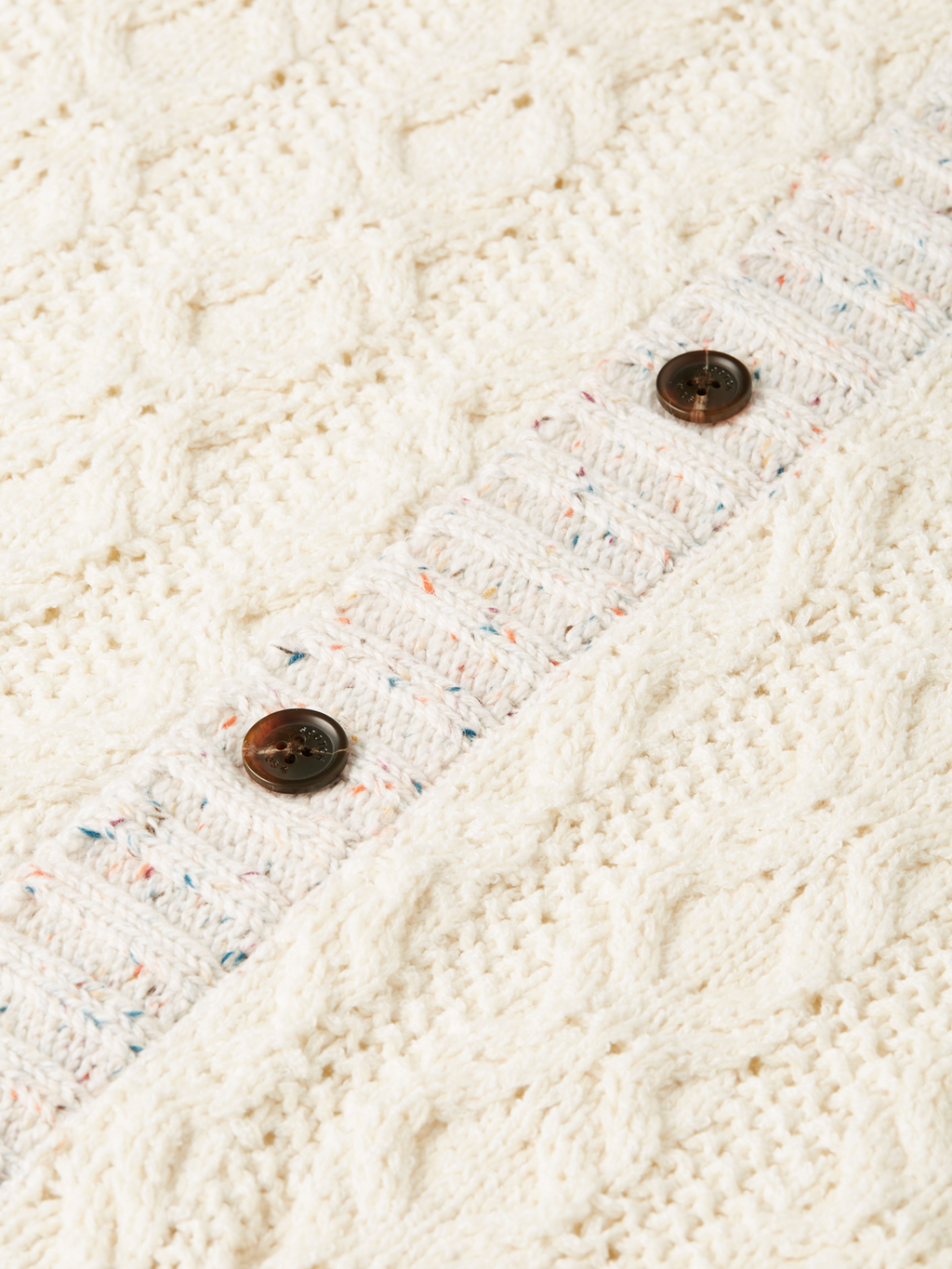 Multi-Yarn Loose-Fit Cardigan