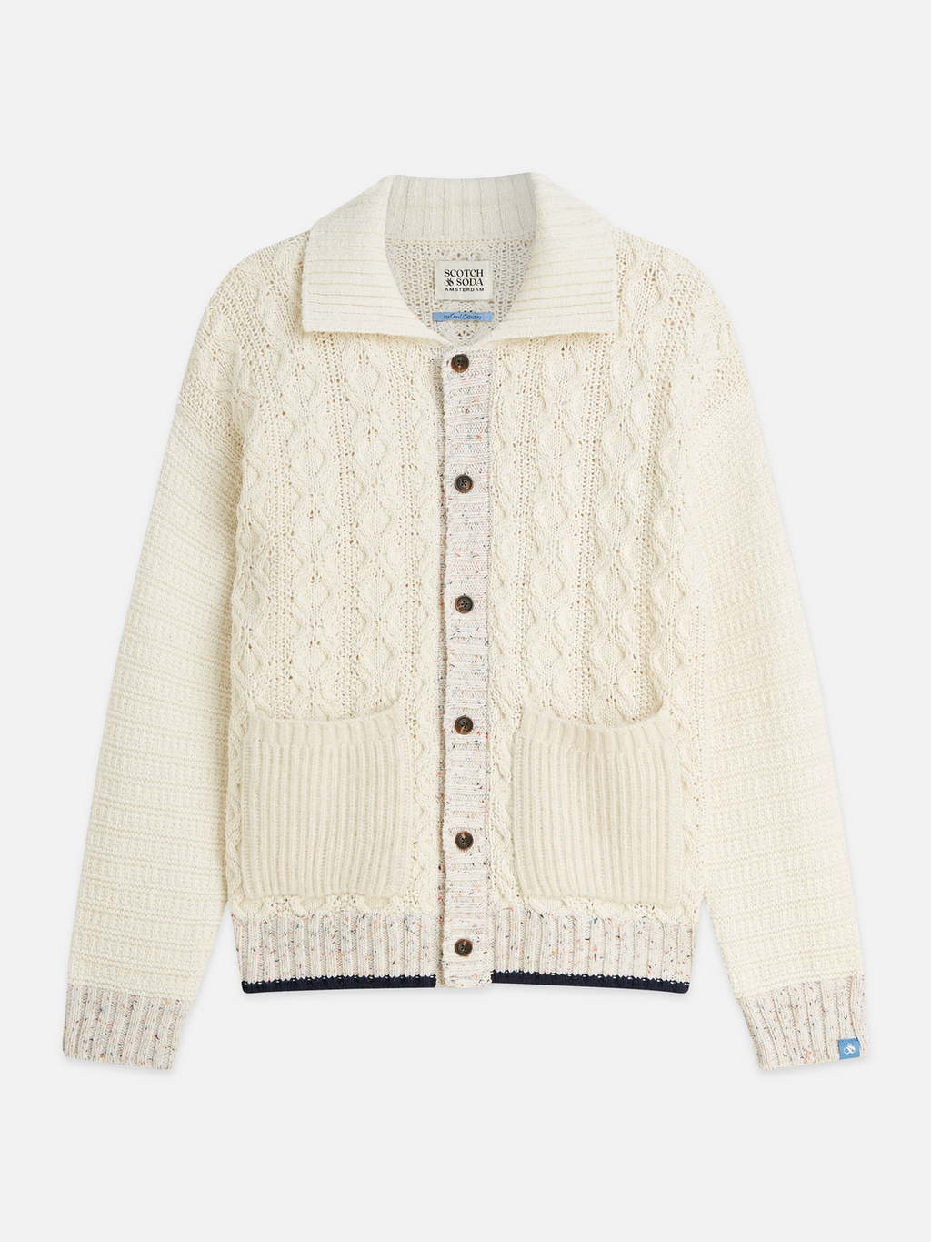 Multi-Yarn Loose-Fit Cardigan