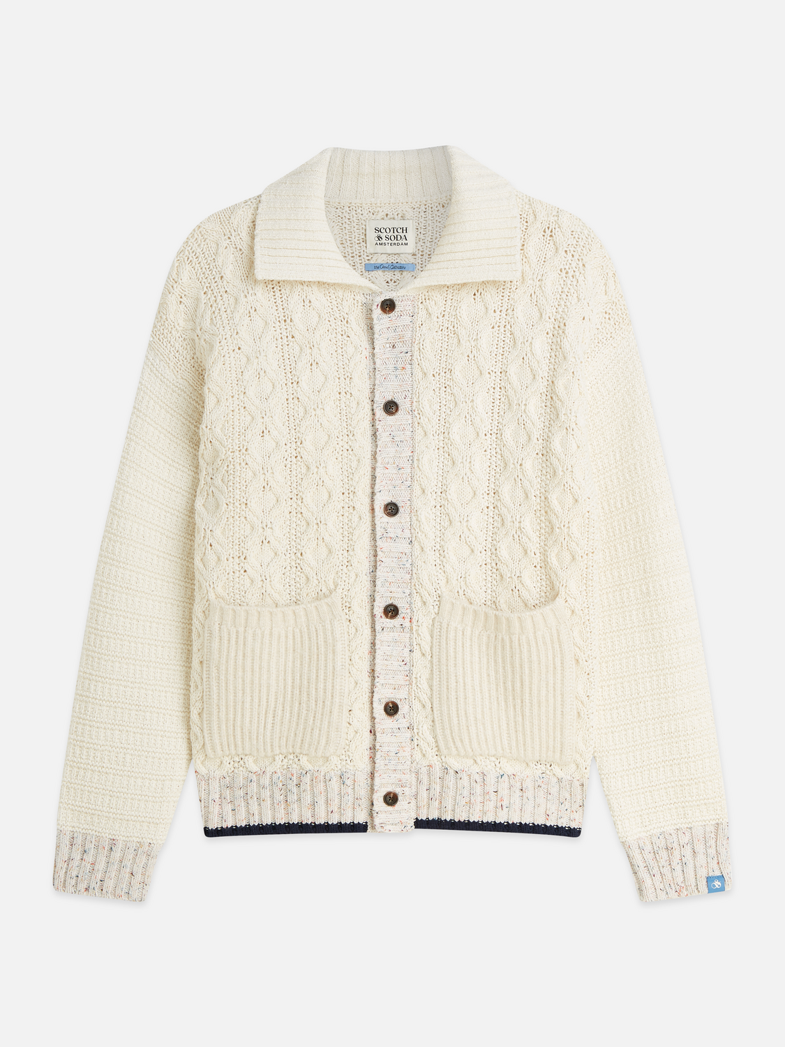 Multi-Yarn Loose-Fit Cardigan