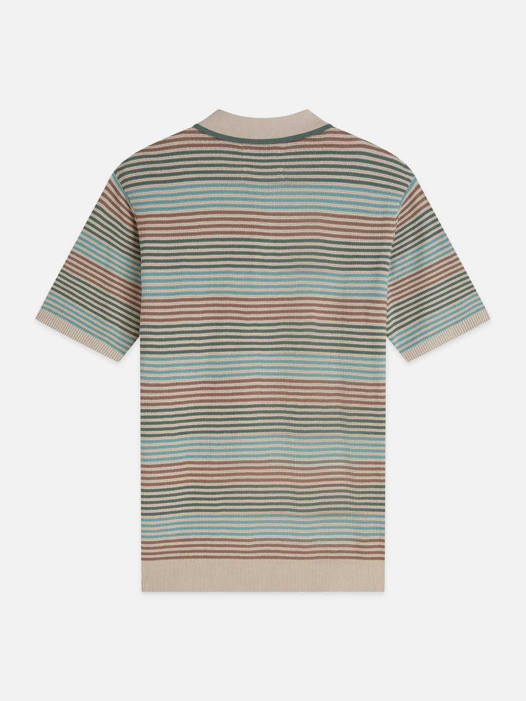 Striped Knitted Regular-Fit Polo