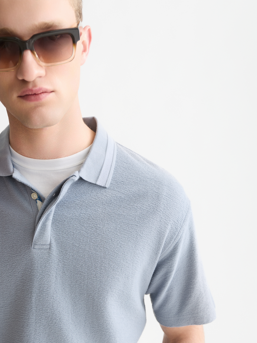 Structured Relaxed-Fit Polo