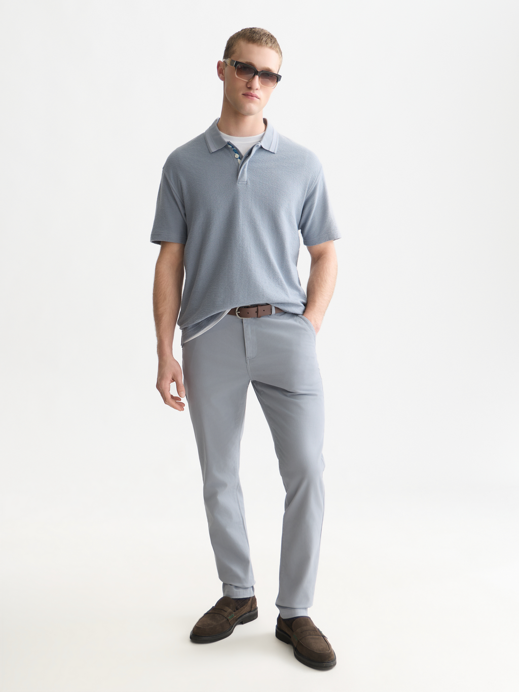Structured Relaxed-Fit Polo