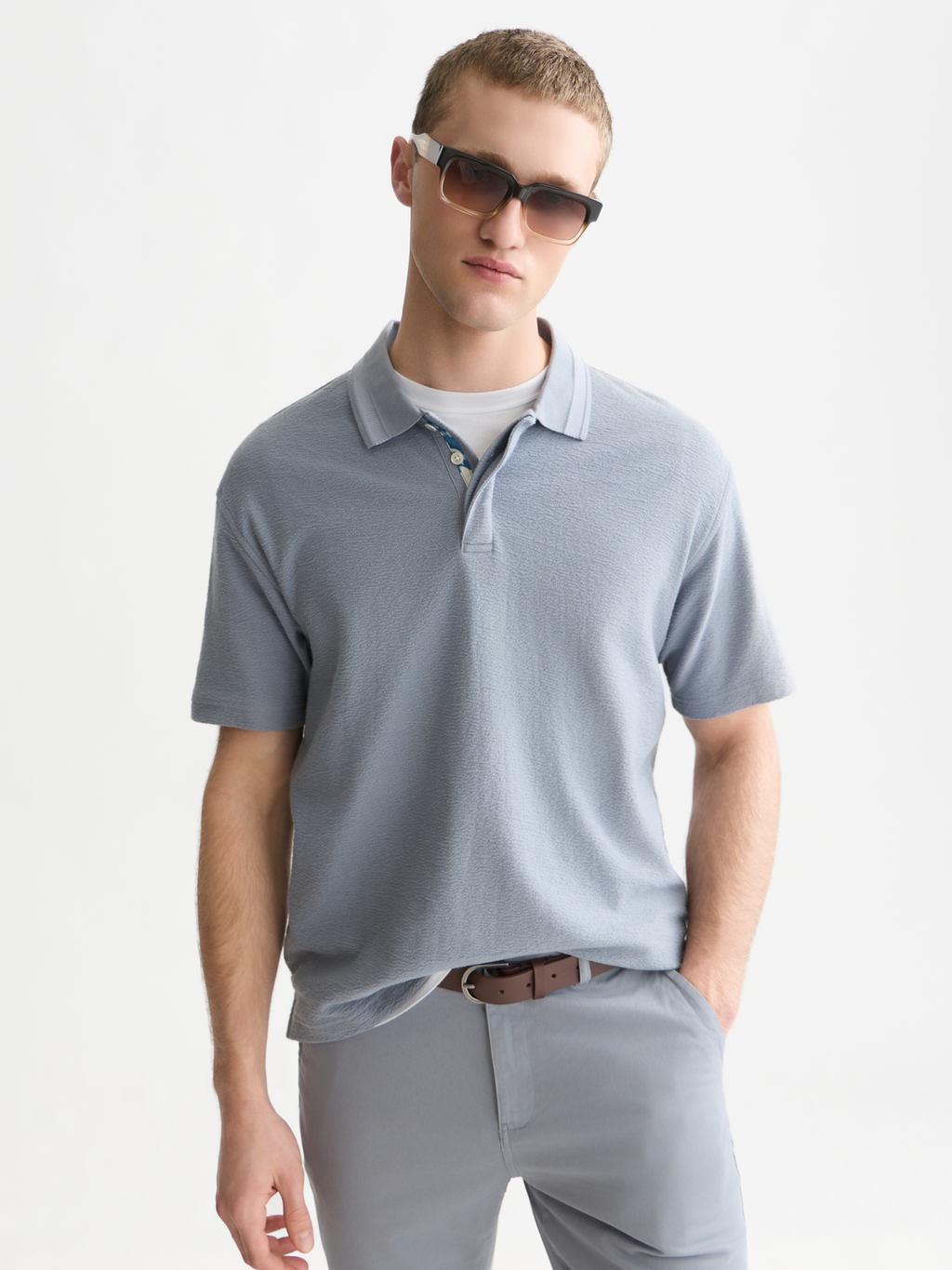 Structured Relaxed-Fit Polo