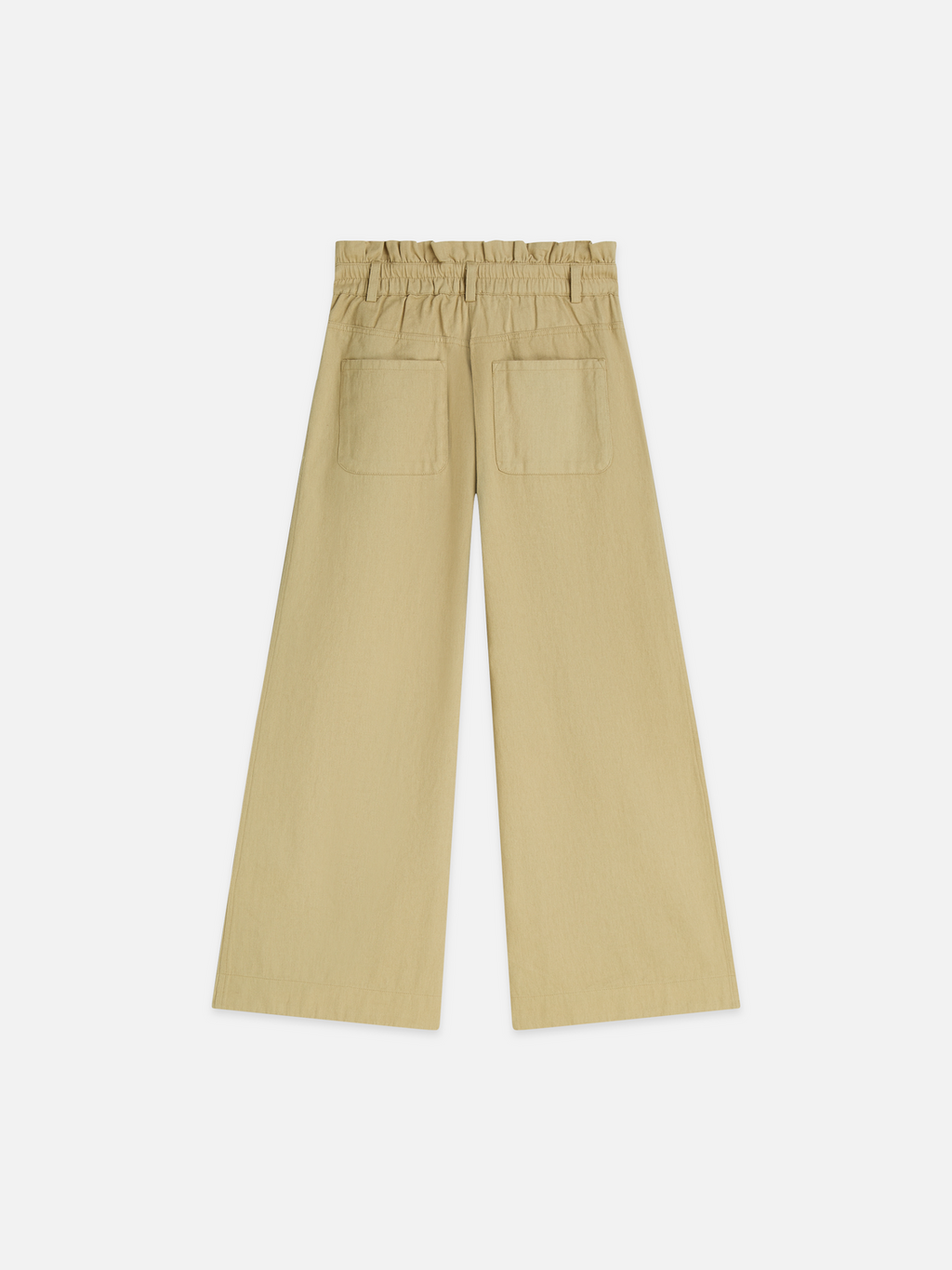 Girls' Paper Bag High Rise Wide-Leg Pant