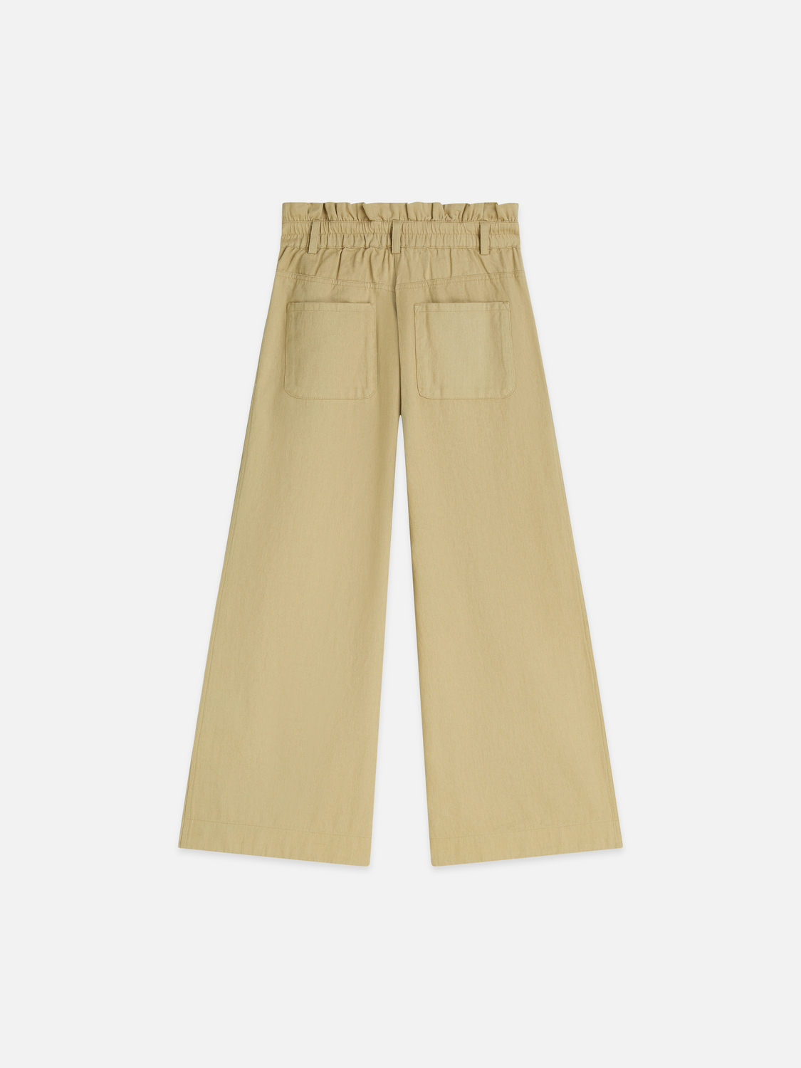 Girls' Paper Bag High Rise Wide-Leg Pant