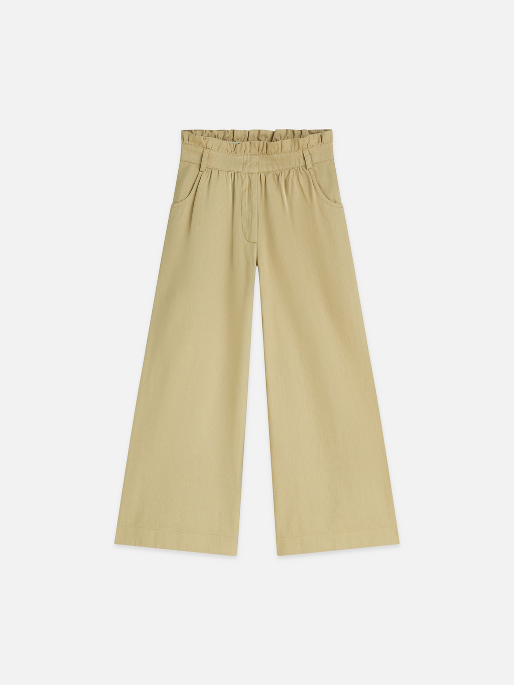 Girls' Paper Bag High Rise Wide-Leg Pant