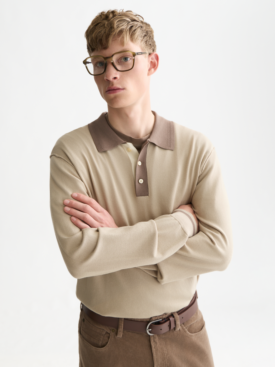 Ecovero Long Sleeved Polo