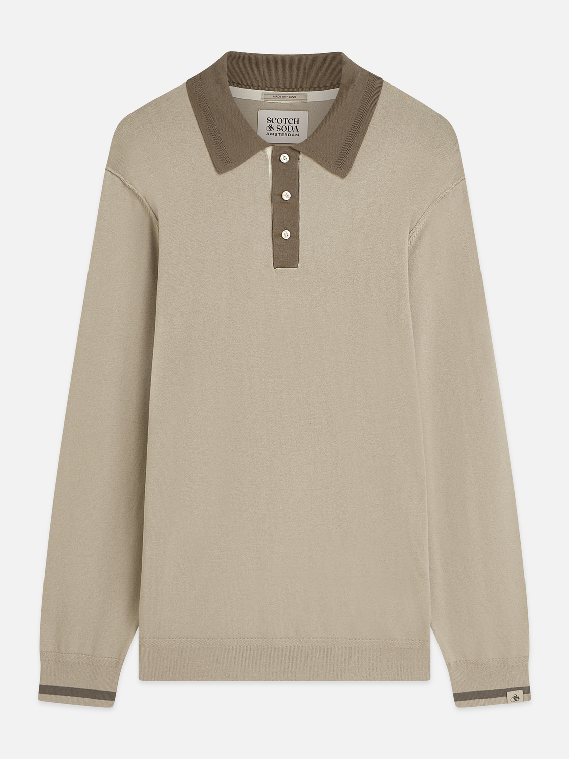 Ecovero Long Sleeved Polo