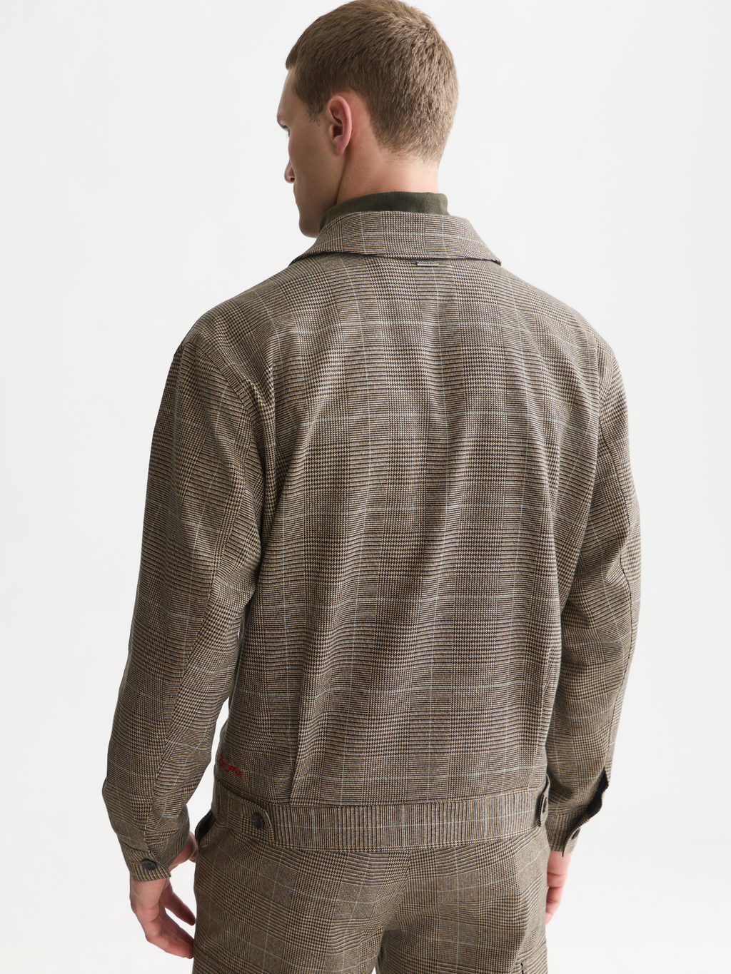 Tailored Checked Blouson