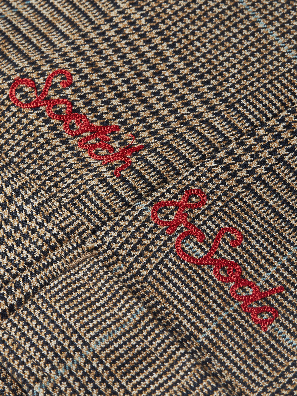 Tailored Checked Blouson