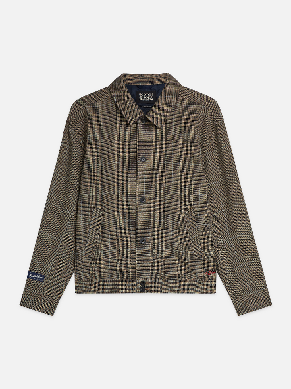 Tailored Checked Blouson