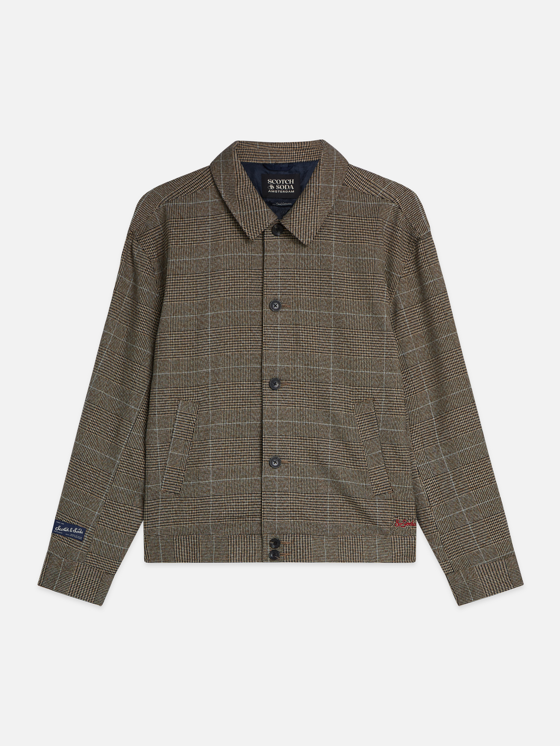 Tailored Checked Blouson