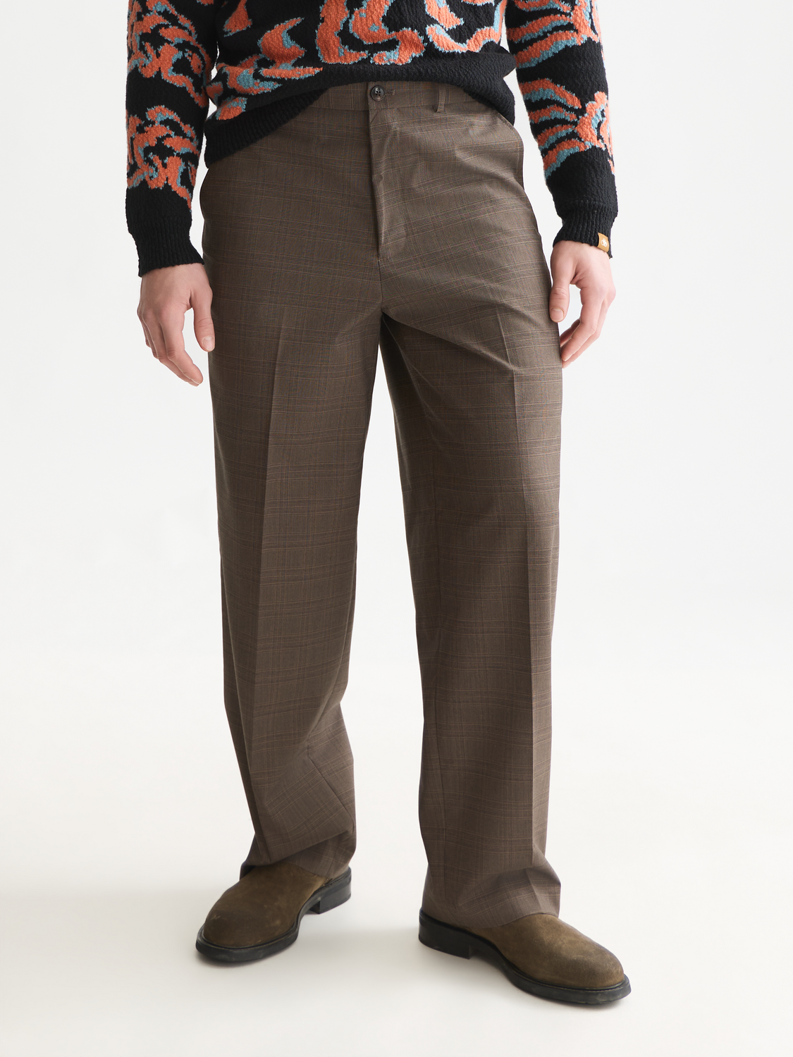 Milo Yarn-Dyed Wool-Blend Relaxed Straight-Fit Chino
