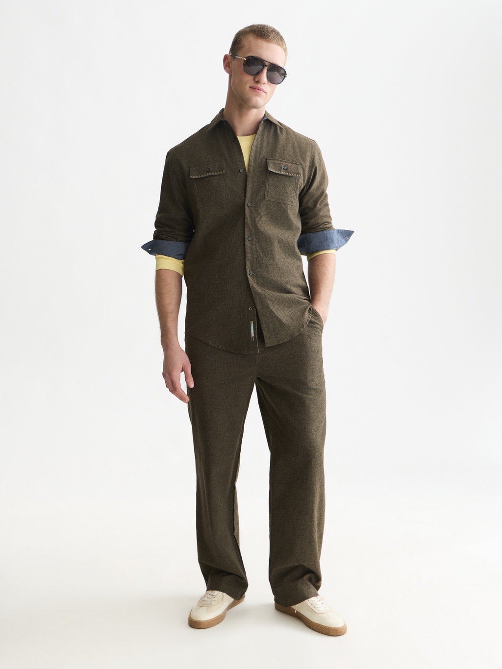Otis Mélange Cotton-Blend Jogger