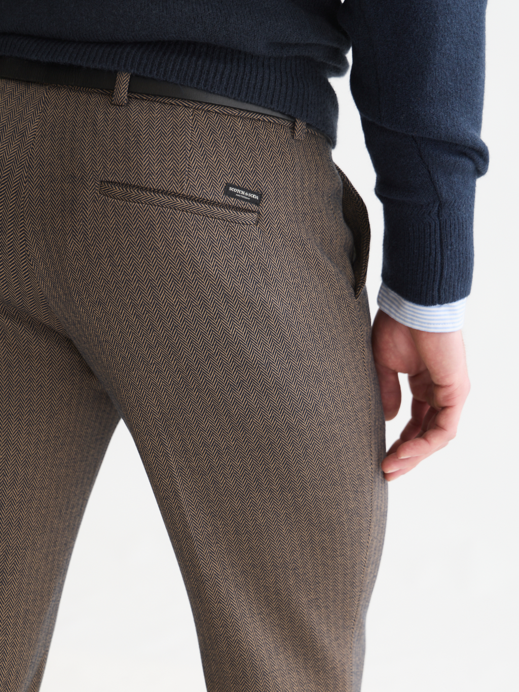 Essentials Mott Tailored Jersey Chino