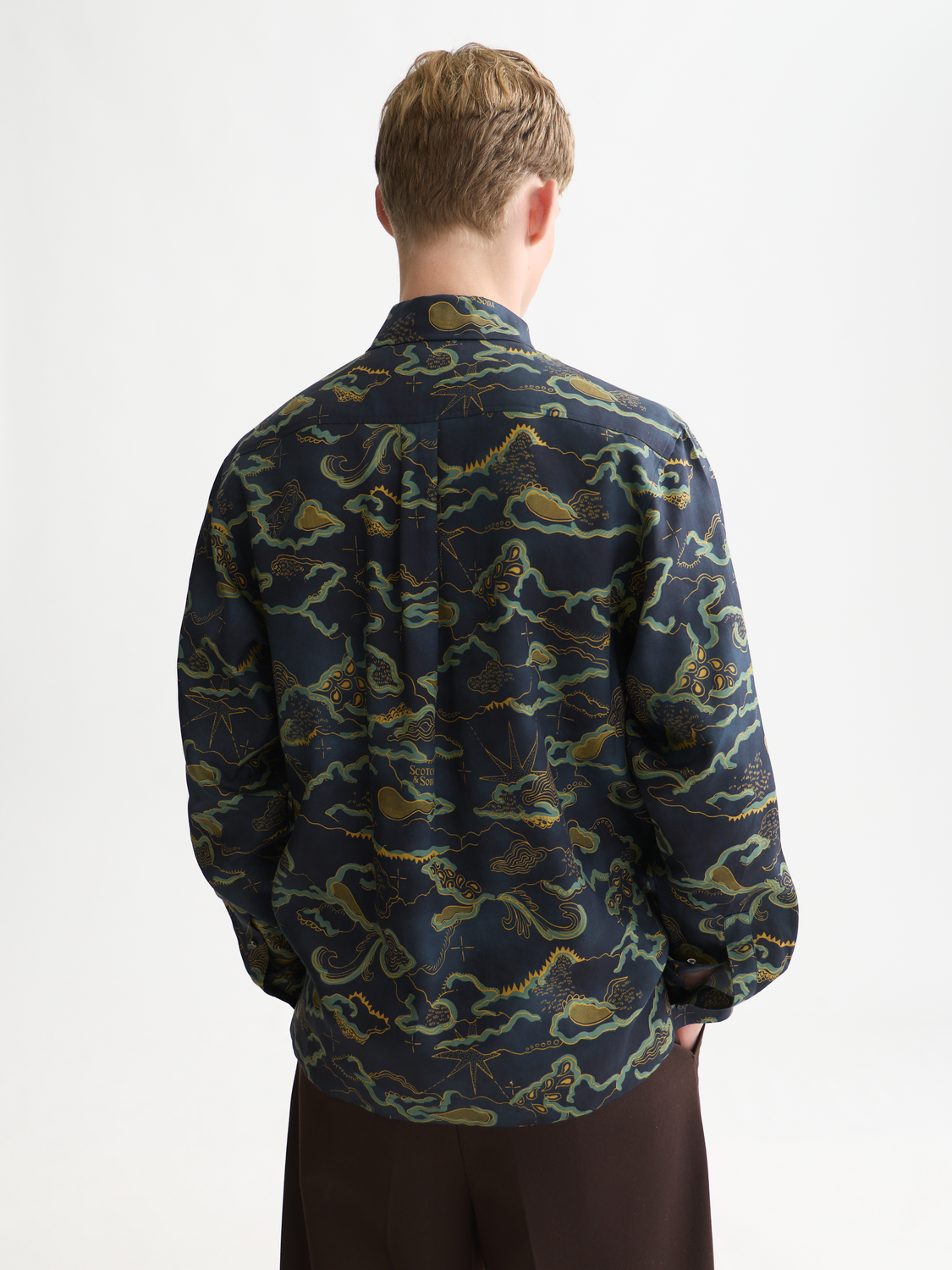 Printed Lyocell Relaxed-Fit Shirt