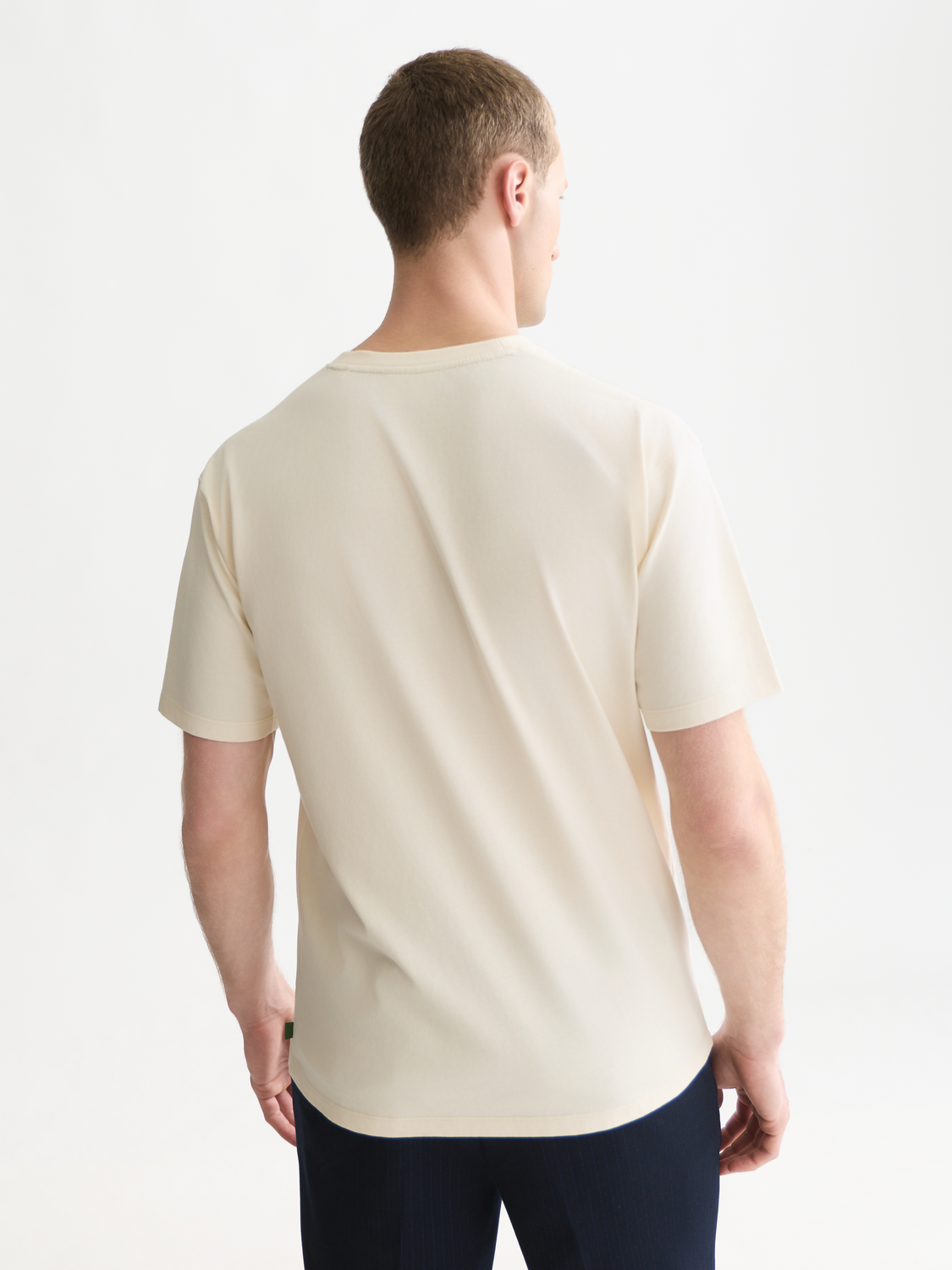Embroidery Placed Artwork Loose-Fit T-Shirt
