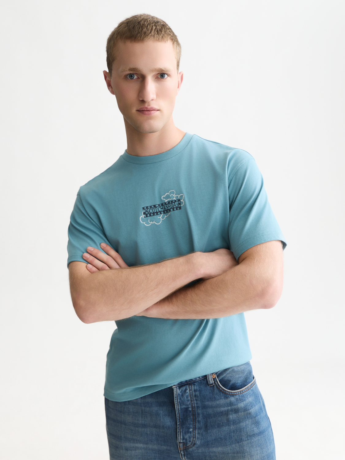 Front And Back Artwork Relaxed-Fit T-Shirt