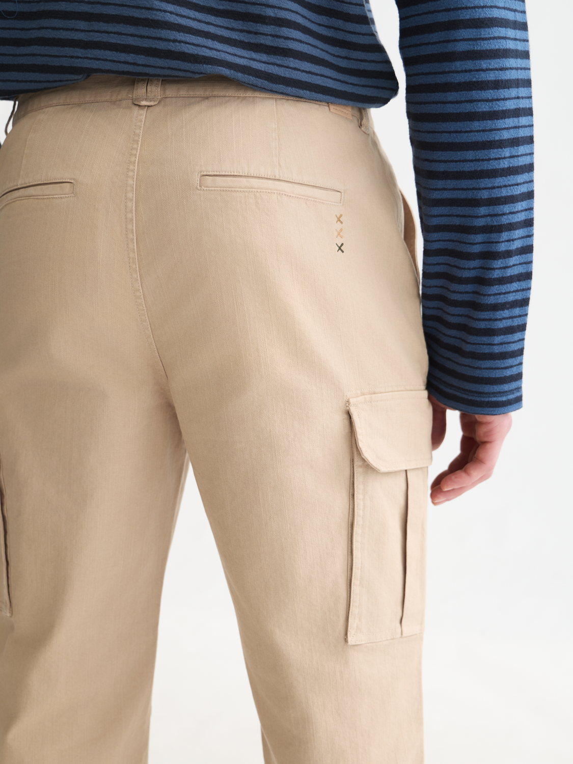 Harper Garment-Dyed Twill Cargo Pant