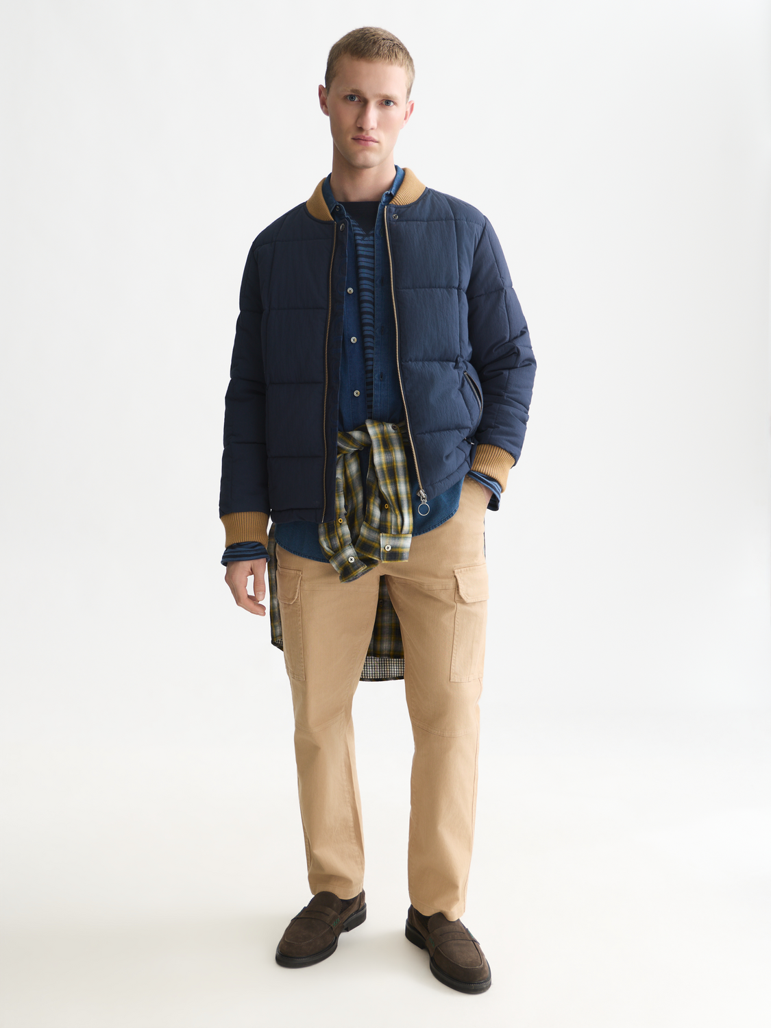 Harper Garment-Dyed Twill Cargo Pant