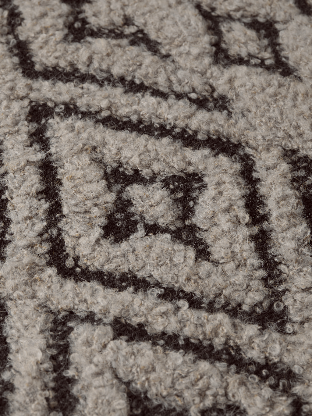 Jacquard Wool-Blend Relaxed-Fit Zip-Through Pullover
