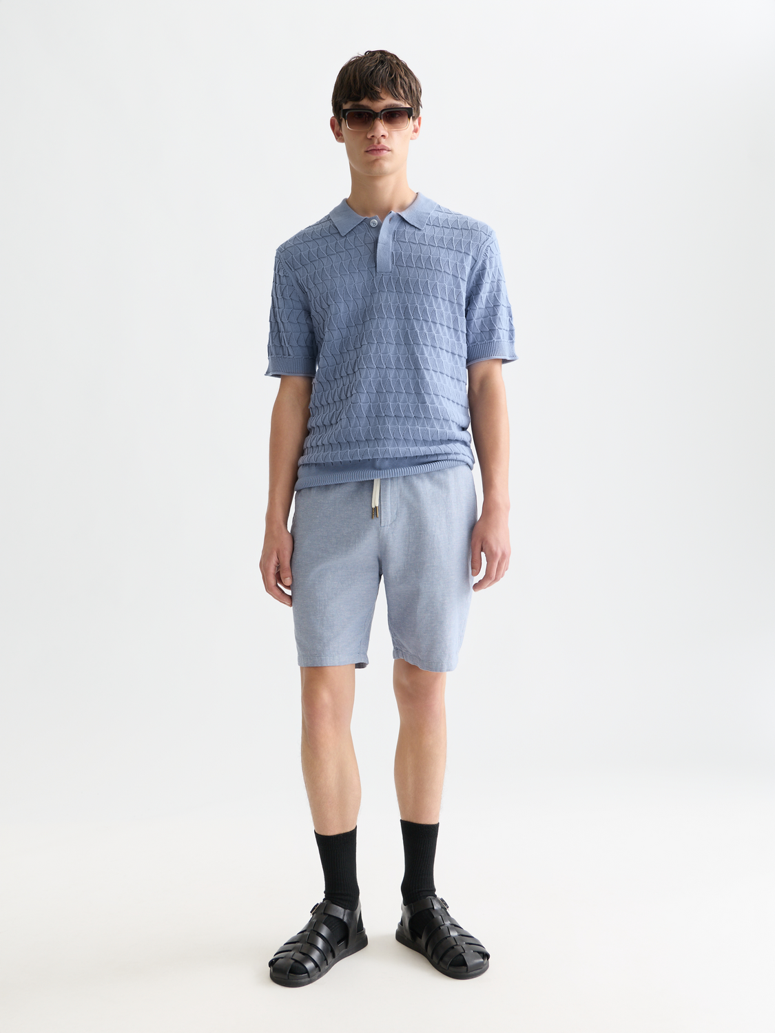 Essentials – Fave Cotton Linen Regular-Fit Chino Shorts