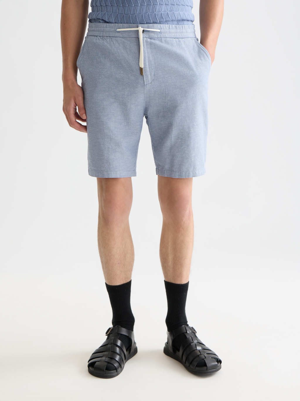 Essentials – Fave Cotton Linen Regular-Fit Chino Shorts