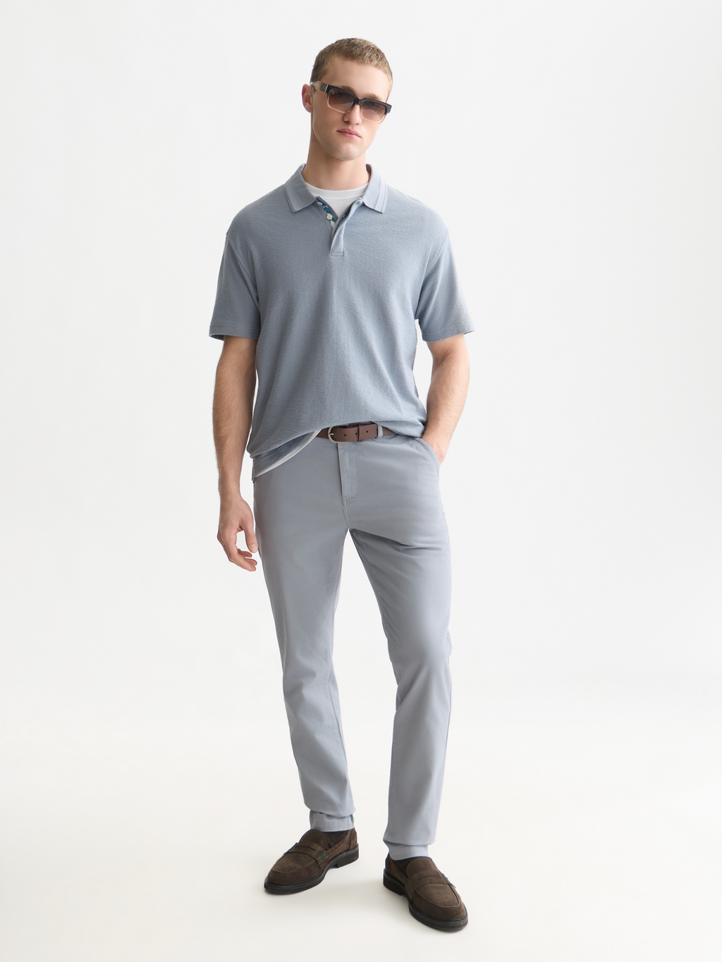Essentials Stuart Stretch Cotton Twill Chino