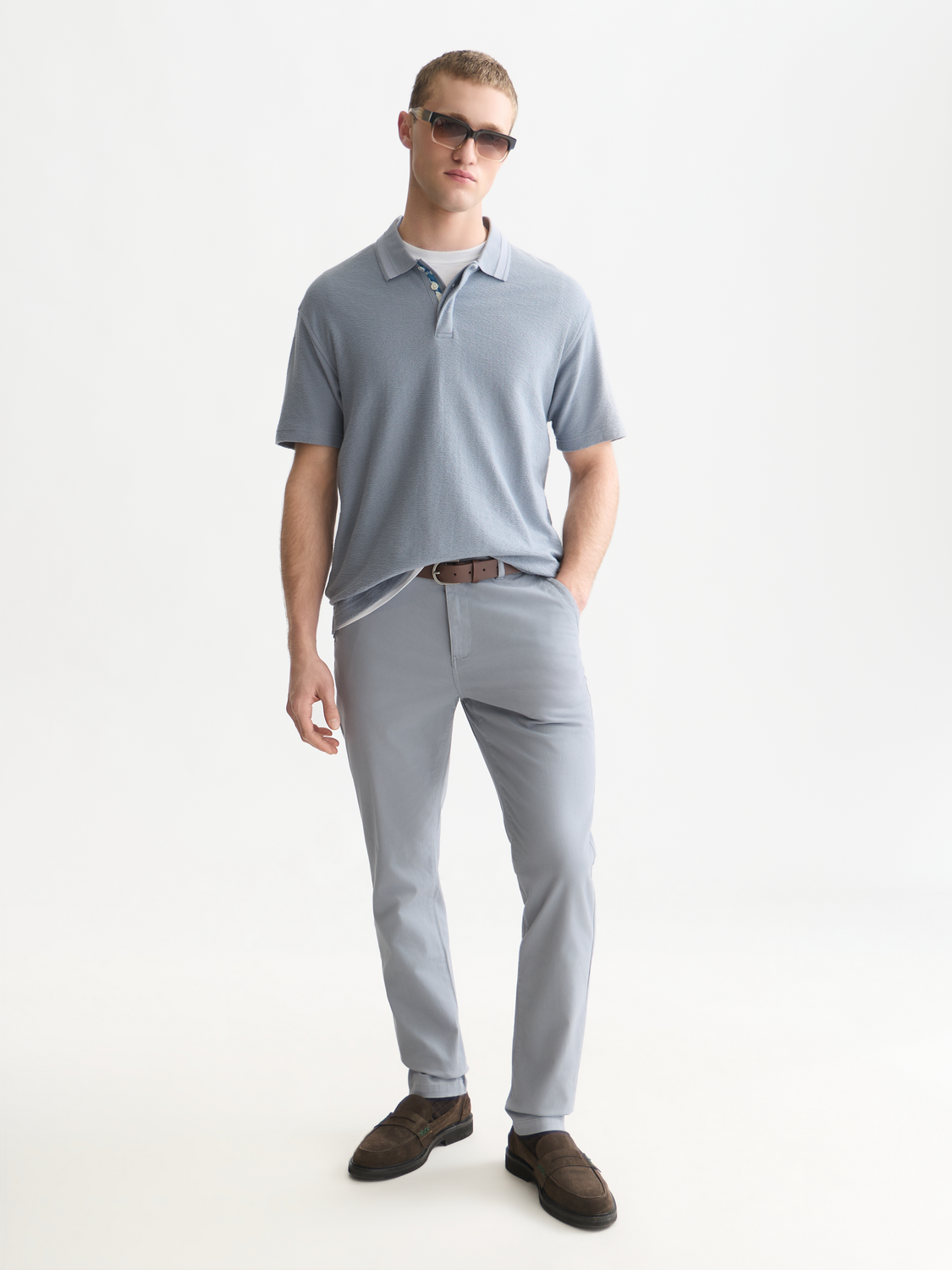 Essentials Stuart Stretch Cotton Twill Chino