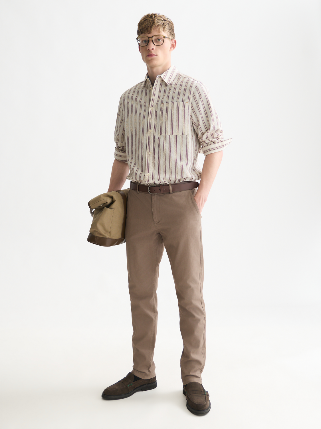 Essentials Stuart Stretch Cotton Twill Chino
