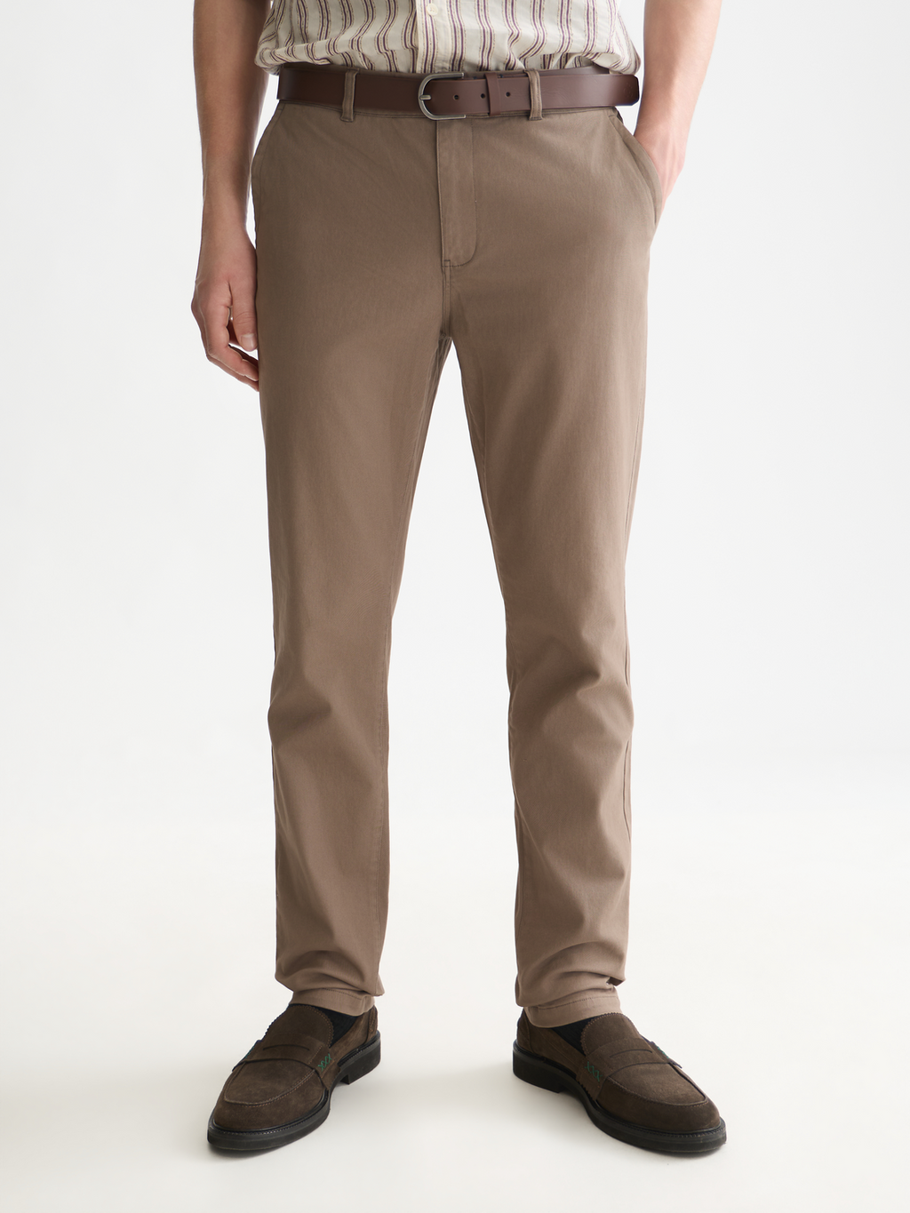 Essentials Stuart Stretch Cotton Twill Chino