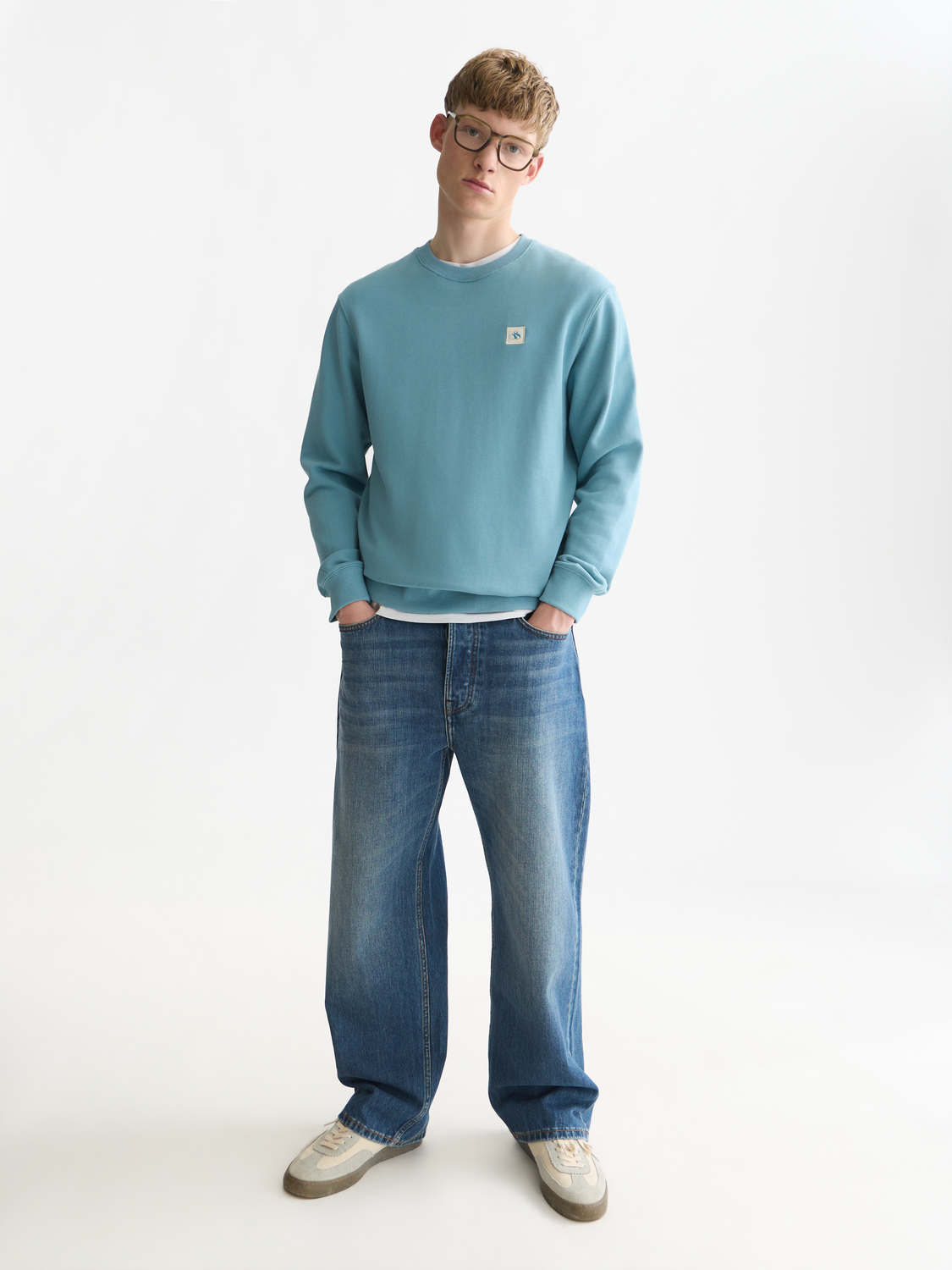Essentials Logo Badge Regular-Fit Sweatshirt