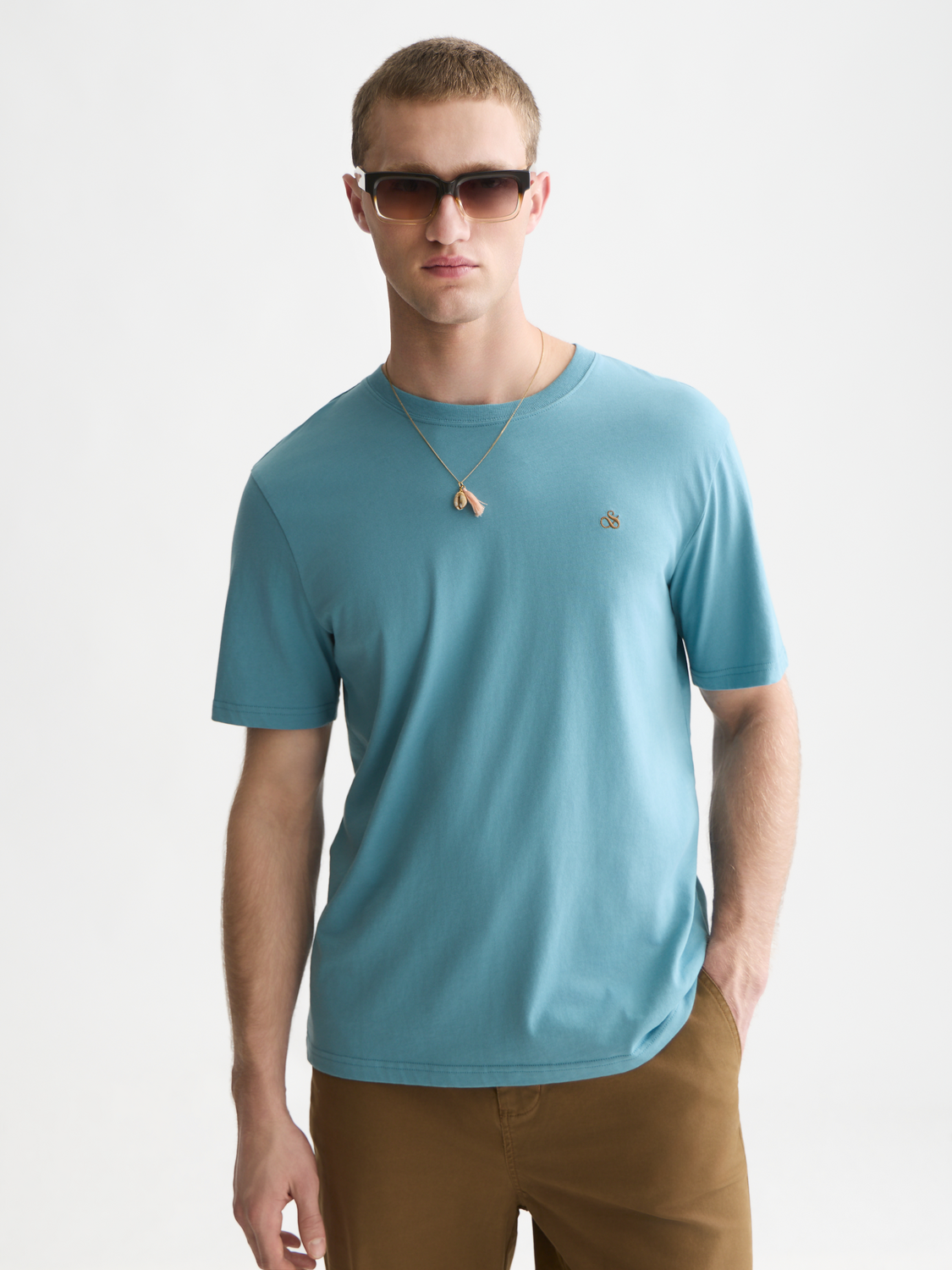 Essentials Chest Logo Regular-Fit T-Shirt