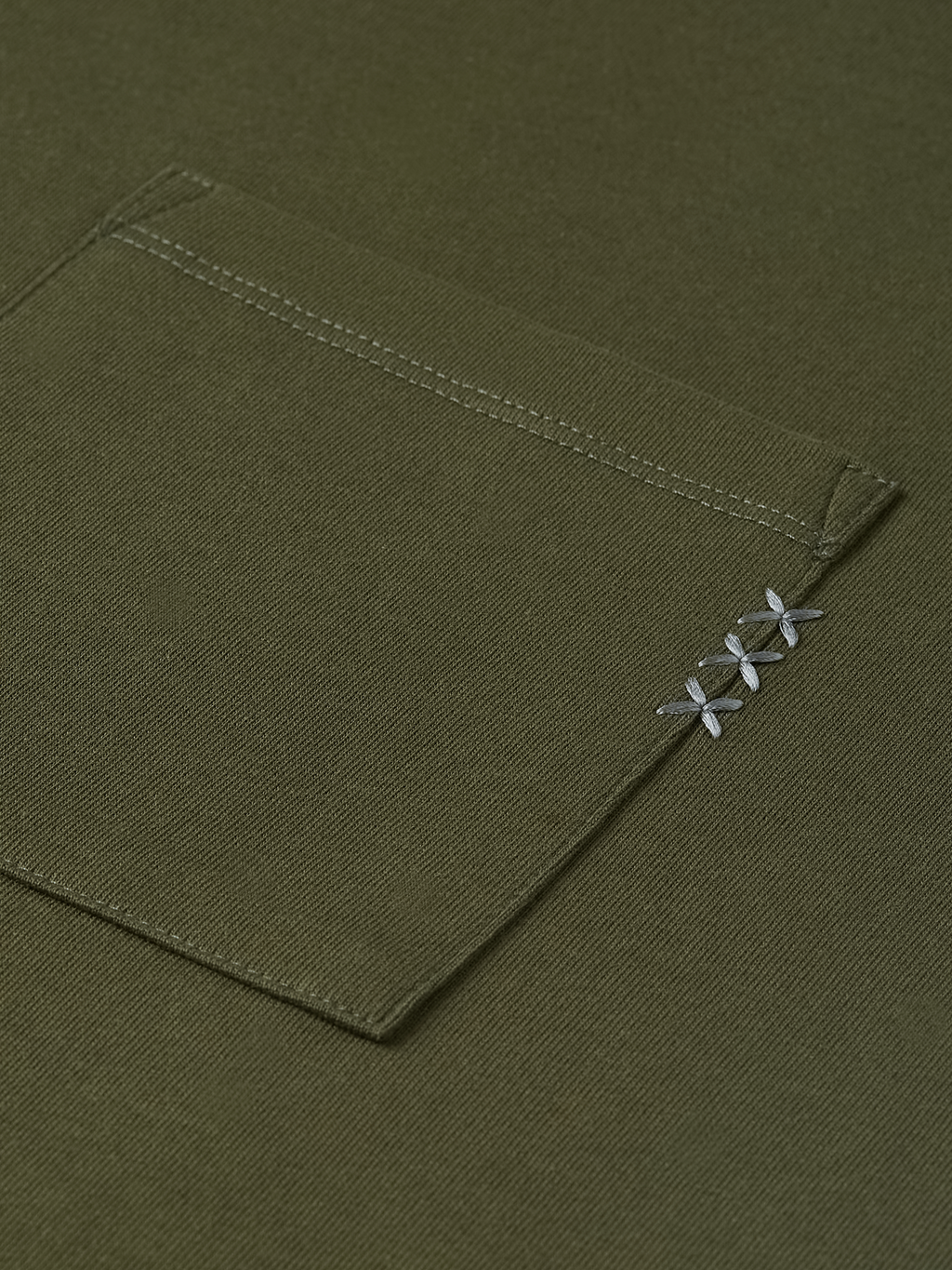 Essentials 3 Crosses Chest Pocket Loose-Fit T-Shirt