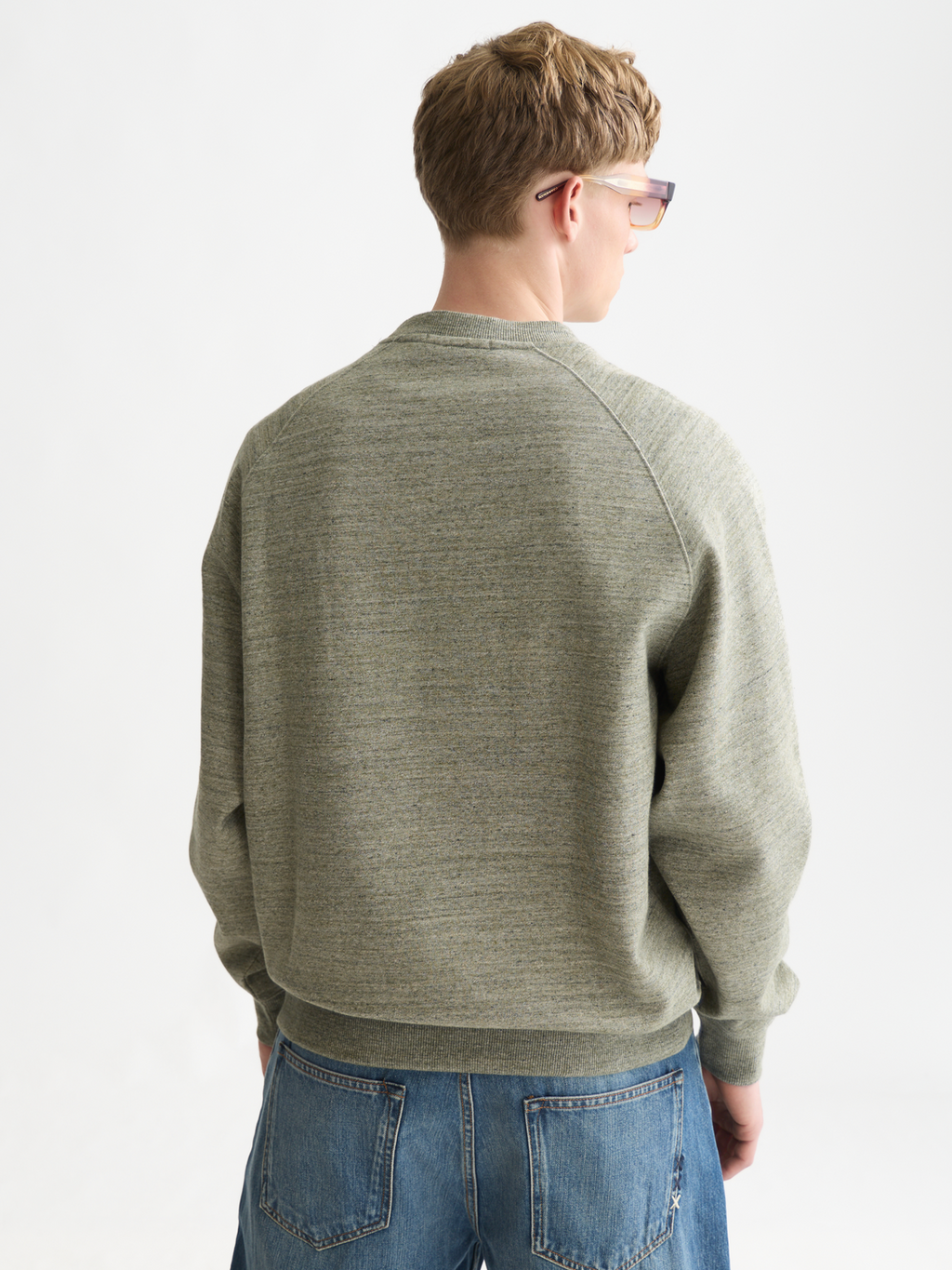 Mélange Loose-Fit Sweatshirt