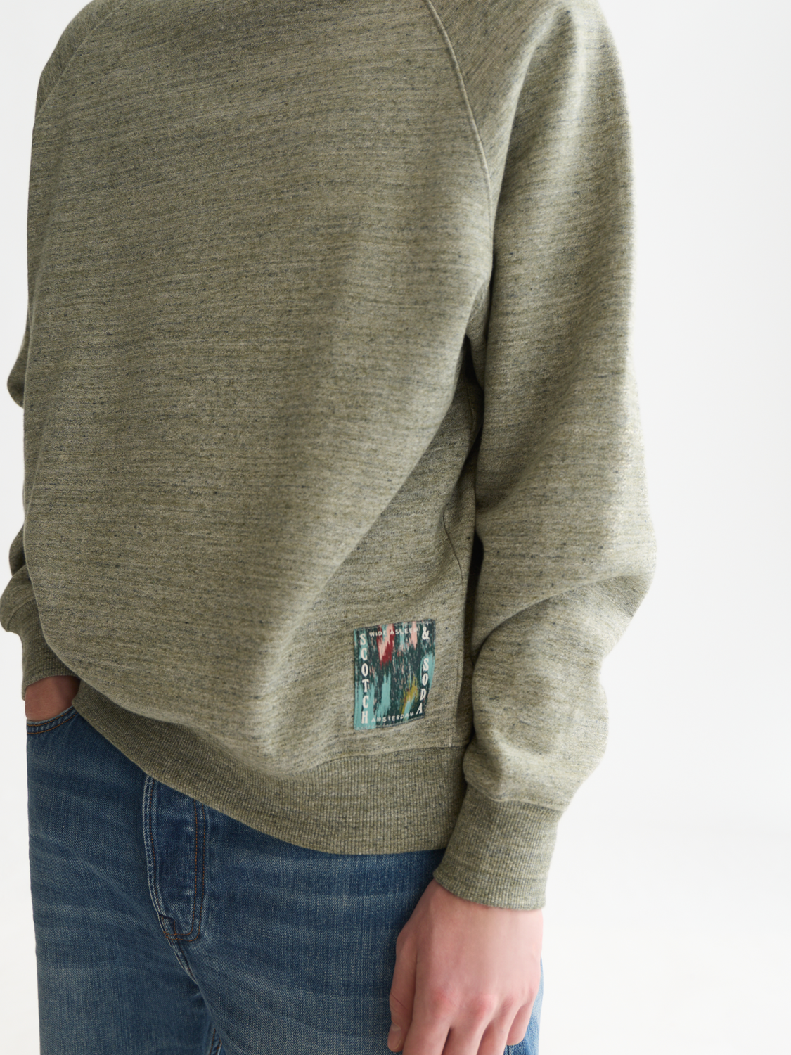 Mélange Loose-Fit Sweatshirt